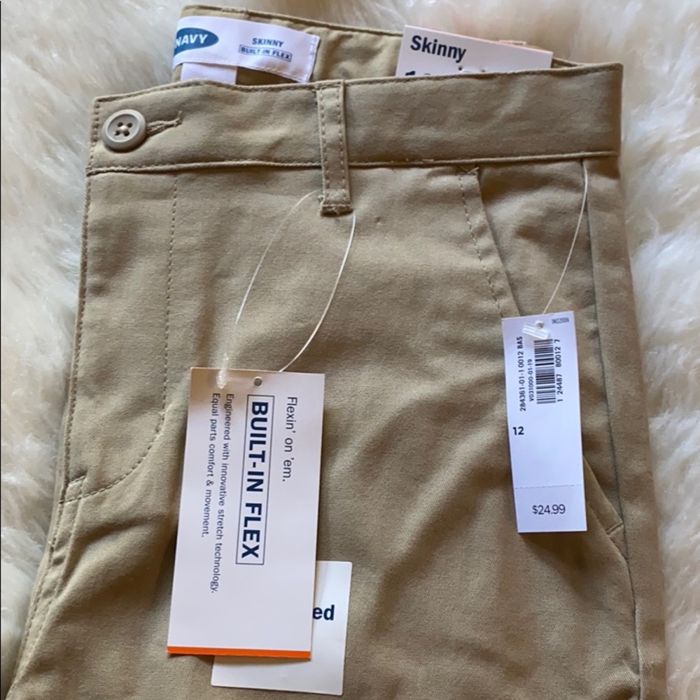 Old Navy Skinny Built-In Flex Uniform Pants